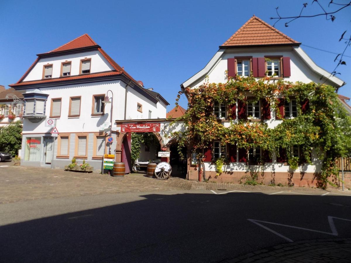 Zum Weinsticher, Weingut Anlag/Nichterlein Rhodt unter Rietburg Eksteriør bilde